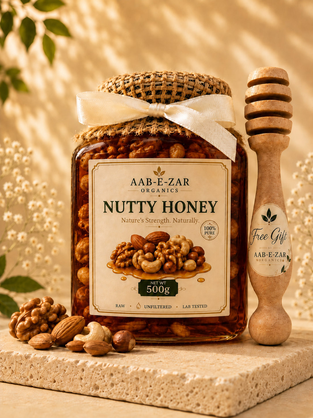 AAB-E-ZAR Premium Nutty Sidr Honey